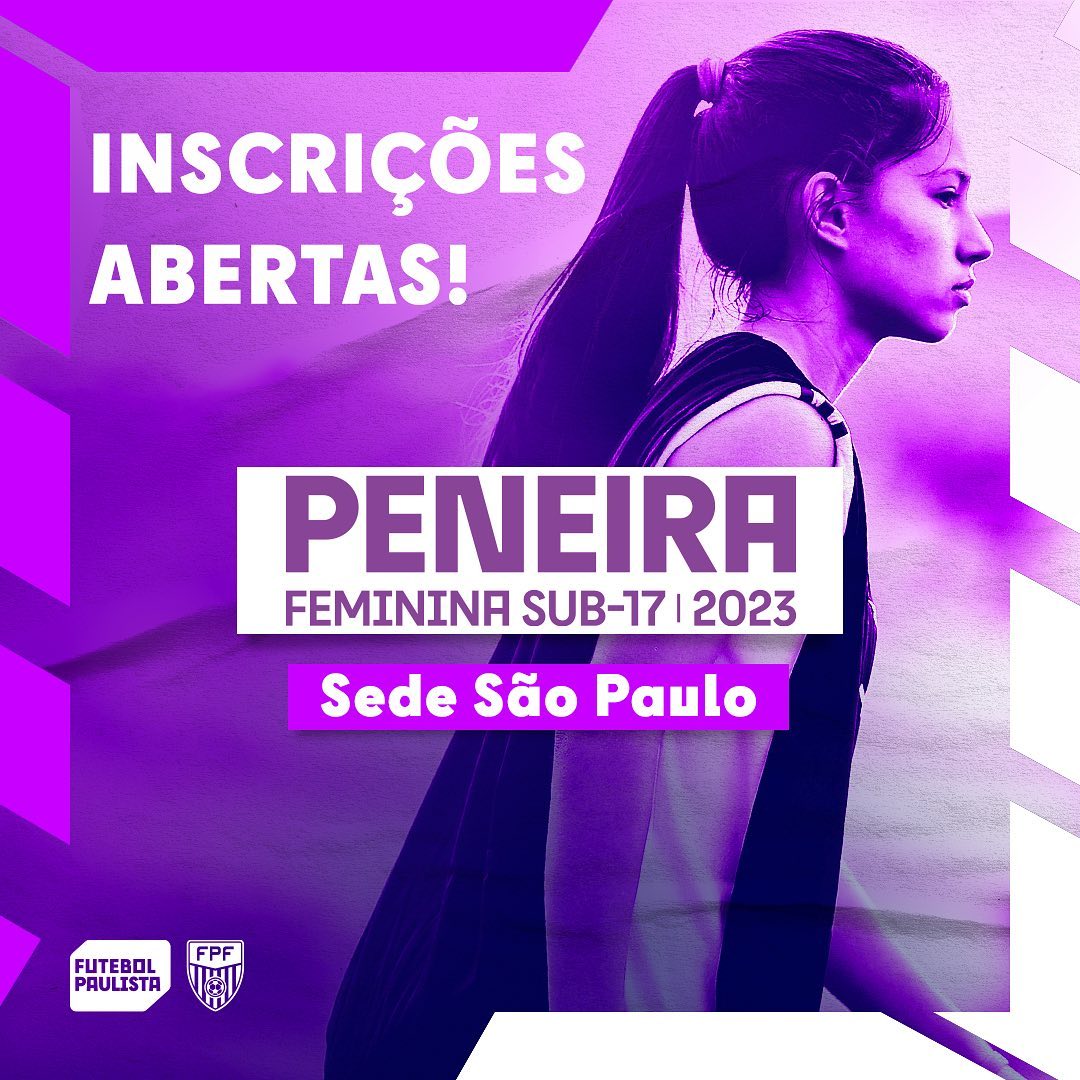 FPF promove peneira feminina para Campeonato Paulista Sub-17, futebol  feminino