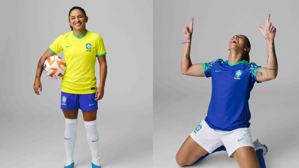 Uniforme das Seleções: Brasil. Créditos: Divulgação/Nike.