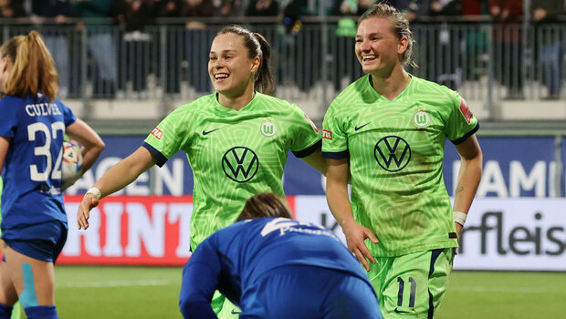 Alex Popp e Ewa Pajor são as peças chave do Wolfsburg para esta decisão. 