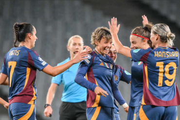 2ª rodada da Champions League Feminina 2024-25. Créditos: Divulgação/AS Roma Women